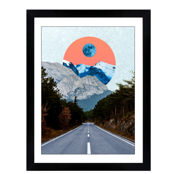 Mystic Moon and Mountain Path