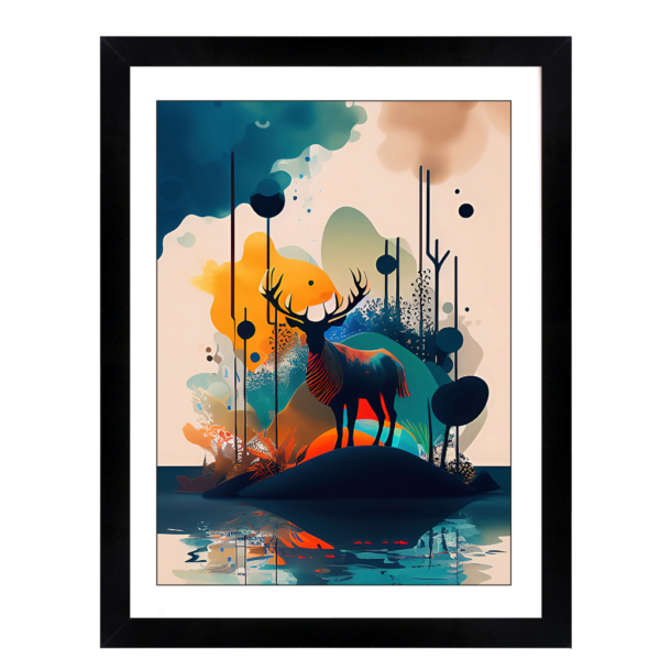 Deer Reflection